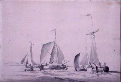 Seascape with Shipping by William Anderson